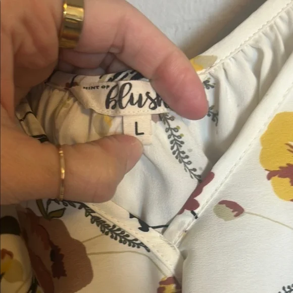 Floral Maxi Dress in Cream by Blush - Picture 2 of 6